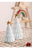 The Mia Dekoratif Led Işıklı Yılbaşı Ağacı Beyaz 10x10x18  SUS0120 thumbnail 4