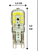 (1 Adet) Osaka 3W Beyaz Işık (6500K) Dim Edilebilir G9 Duylu Led Kapsül Ampul thumbnail 1