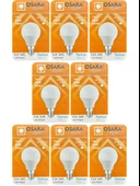 (8 Adet) Osaka 7W (50W) Beyaz Işık E14 Duylu (İnce Duy) Led Mini Ampul thumbnail 1