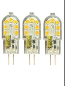 (3 Adet) Osaka 12Volt 3W Sarı Işık (3000K) G4 Duylu Led Kapsül Ampul thumbnail 1