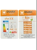 (10 Adet) Osaka 7W (50W) Beyaz Işık E14 Duylu (İnce Duy) Led Mini Ampul thumbnail 4