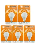 (5 Adet) Osaka 7W (50W) Sarı Işık E14 Duylu (İnce Duy) Led Mini Ampul thumbnail 1