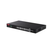 IP-COM G1128-24-410W 24 PORT GIGABIT +2XGB RJ45/SFP UPLINK 370W POE RACKMOUNT SWITCH thumbnail 1