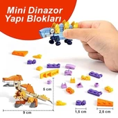 Bricks - Tyrannosaurus 12 in 1 Dinazor Yapım Seti - Blok Oyuncak SM195B thumbnail 11