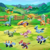 Bricks - Tyrannosaurus 12 in 1 Dinazor Yapım Seti - Blok Oyuncak SM195B thumbnail 8