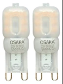 (2 Adet) Osaka 3W Sarı Işık (3000K) Buzlu Dim Edilebilir G9 Duylu Led Kapsül Ampul thumbnail 1