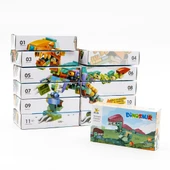 Bricks - Tyrannosaurus 12 in 1 Dinazor Yapım Seti - Blok Oyuncak SM195B thumbnail 2