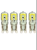 (4 Adet) Osaka 3W Beyaz Işık (6500K) Dim Edilebilir G9 Duylu Led Kapsül Ampul thumbnail 1