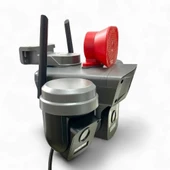 VeeSky+ S308 128GB 3 Kameralı 6MP 4K UltraHD Wifi Kamera Siren Gece Görüş thumbnail 7