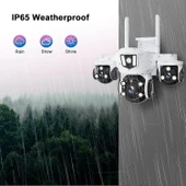 MPIA MIZU 6MP Üç Kameralı 10X Dijital Zoom Gece Görüş Wifi Sesli Türkçe thumbnail 7