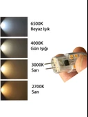 (6 Adet) Osaka 3W Sarı Işık (3000K) G4 Duylu Led Kapsül Ampul thumbnail 4