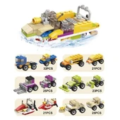 İdeas - 6 in 1 Blok Oyuncak Hücüm Bot SM208B thumbnail 4