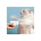 Mucize Home Pet Tarak Fırçası Gevşek Saç Temizleyici Fırça Köpekler Için Masaj Kediler Bakım Saç Çıkarıcı thumbnail 2