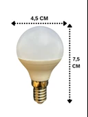 (1 Adet) Osaka 7W (50W) Sarı Işık E14 Duylu (İnce Duy) Led Mini Ampul thumbnail 2