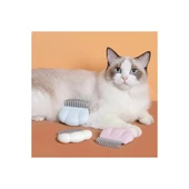 Mucize Home Pet Tarak Fırçası Gevşek Saç Temizleyici Fırça Köpekler Için Masaj Kediler Bakım Saç Çıkarıcı thumbnail 1