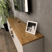 TV Sehpası Leydi Safir Beyaz 160 cm thumbnail 2