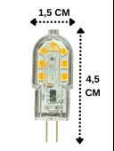 (5 Adet) Osaka 3W Sarı Işık (3000K) G4 Duylu Led Kapsül Ampul thumbnail 2