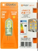 (5 Adet) Osaka 3W Sarı Işık (3000K) G4 Duylu Led Kapsül Ampul thumbnail 3