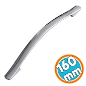 (10 Adet) Metal Kulp 160 mm-16 cm Mobilya Çekmece Mutfak Dolabı Dolap Kapak Krom Kulp Kulbu Kulpu thumbnail 2