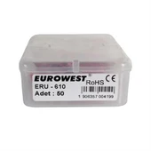 Eurowest 8,00-10,00mm M6 Yuvarlak Tip İzoleli Kablo Ucu ( 1 Kutu 50 Adet ) thumbnail 1