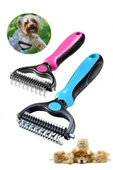 Mucit Home Metal Uçlu Köpek Kedi Uzun Tüy Bakım Tarağı Tüy Topak Kıtık Açıcı Tarak 1 Adet thumbnail 6