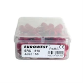 Eurowest 8,00-10,00mm M8 Yuvarlak Tip İzoleli Kablo Ucu ( 1 Kutu 50 Adet ) thumbnail 1