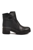 Aspor Siyah Hakiki Deri İçi Polarlı Kadın Topuklu Bot thumbnail 2