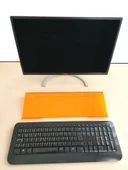 Klavye Standı Sehpası Klavye Yükseltici Pleksiglass 3 mm Şeffaf Turuncu Özel Renk.. thumbnail 2