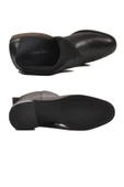 Aspor Siyah Hakiki Deri Polarlı Fermuarlı Kadın Topuklu Bot thumbnail 4