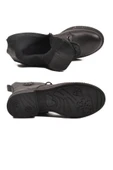 Aspor Siyah Hakiki Deri Fermuarlı Bağcık Detaylı Polarlı Kadın Topuklu Bot thumbnail 5