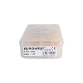 Eurowest 4,00-6,00mm M6 Yuvarlak Tip İzoleli Kablo Ucu ( 1 Kutu 100 Adet ) thumbnail 1