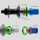 SHIMANO GRX WH-RX880 12 VİTES KARBON TUBLESS GRAVEL JANT SETİ - 9