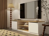 Bade Tv Ünitesi Lefkas Meşe Beyaz Renk thumbnail 2