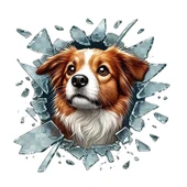 Fulcar Australian Shepherd Araç Stickerı thumbnail 1