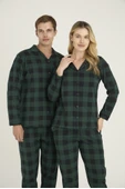 9209-K Kadın Apaj Yaka Pijama Takım thumbnail 1