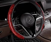 Ahşap Tasarımlı Direksiyon Simidi Koruma Kılıfı 2 li - 3