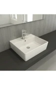 Milano Lavabo 50 Cm Parlak Beyaz 1216-062-0126 Sifon Kapak Hariç - 1