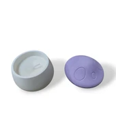 Lila Renkli Mantar Obje İçinde Soya wax kokulu Mum - 1