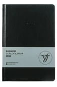 Victoria's Journals Business 2026 Günlük Ajanda 17x24cm Sert Kapak Ivory 80gr. Ayraçlı Siyah thumbnail 1
