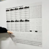 BUFFER® Çarpım Tablosu Ezberleme Manyetik Duvar Stickerı 105 x 100 cm thumbnail 4