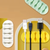 Kablo Tutucu 5 Kanallı 3lü Siyah thumbnail 3