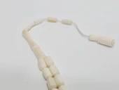 Kesme Fildişi Tesbih 9,18 Gram - Koleksiyonluk Fil Dişi Tespih thumbnail 5