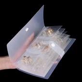 BUFFER® Albüm Şeklinde Aksesuar, Takı Saklama Poşetleri Kolye, Küpe, Bileklik Organizeri - 1