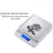 BUFFER® Dijital Hassas Mutfak Terazisi Hassas Tartı 2000 Gr/01 Gr Hassasiyet thumbnail 4