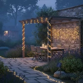 Güneş Enerjili Balkon Bahçe Peri LED 20 Metre S-20 thumbnail 1