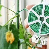 BUFFER® 50 Metre Kendiliğinden Kesici Bıçaklı Bitki Saksı Kablo Sabitleme Teli - 1