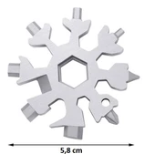 Kar Tanesi Çok Amaçlı Anahtarlık Açacak thumbnail 2