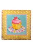BUFFER® Decotown Duvar Panosu 40*40 Cup Cake Muffin Motifli Duvar Süsü thumbnail 4