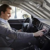 BUFFER® 120*55 cm Ambalajlı Vantuzlu Araç İçi Ön Cam Perdesi Katlanabilir Güneşlik thumbnail 4