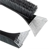 BUFFER® Araç Camı Kar Süpürgesi Buz Kazıyıcı ve Kar Temizleme Fırçası thumbnail 3